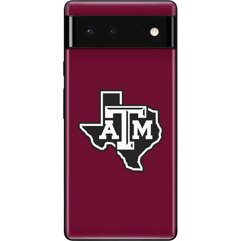 Texas A&M University Black Logo Google Pixel 6 Skin